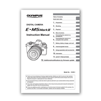 E-M5 Mark II Manual